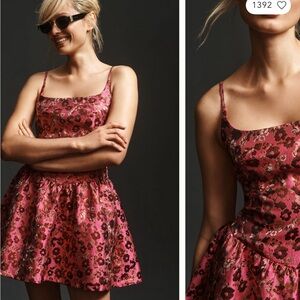 Anthropologie Corey Lynn Calter jacquard mini Dress